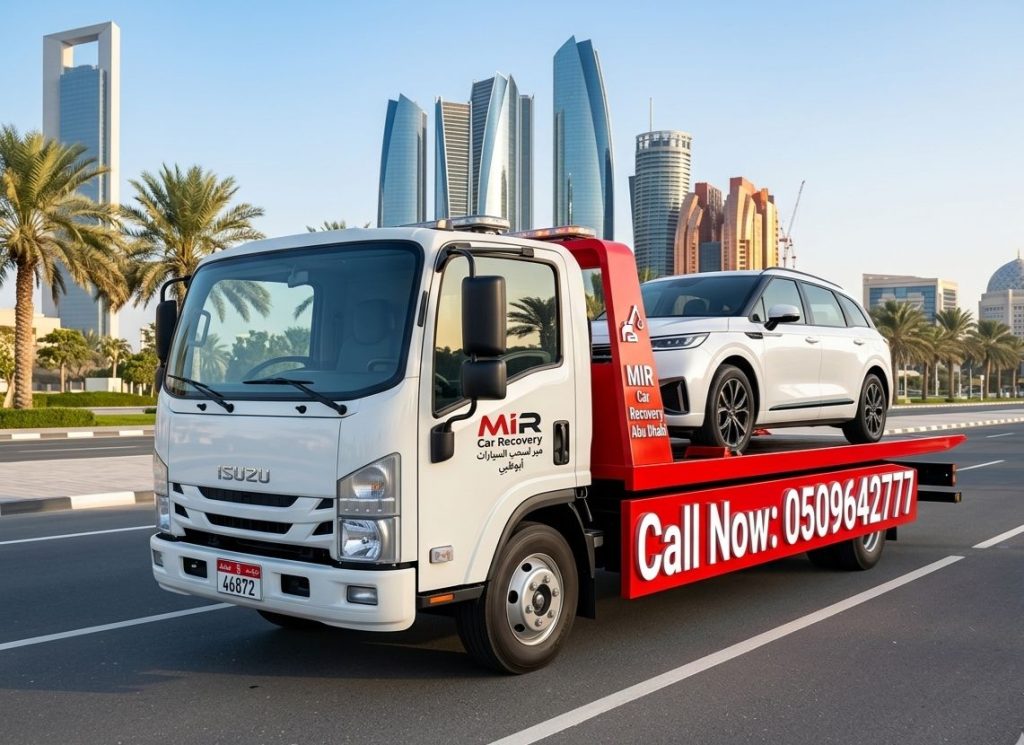 24/7 Desert Car Recovery Abu Dhabi | Off-Road Winch Pull Out Desert Recovery Abu Dhabi